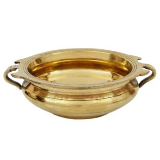 Urli Metal Brass Bowl Golden Color