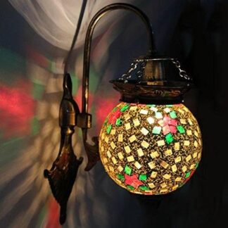 Royal Decorative Glass & Iron Hanging Lamp